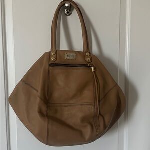 Diesel Brown Leather Tote Bag